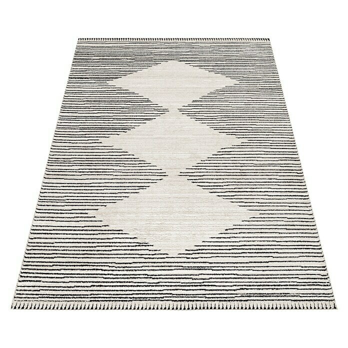 Kurzflorteppich Taznaxt 5105 (Cream, 200 x 140 cm, 100% Polyester) | BAUHAUS