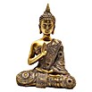 Dekofigur Buddha (Höhe: 21 cm, Gold) | BAUHAUS