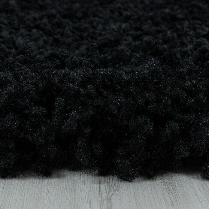 Hochflorteppich Sydney 3000 (Schwarz, 290 x 200 cm, 100 % Polypropylen) | BAUHAUS