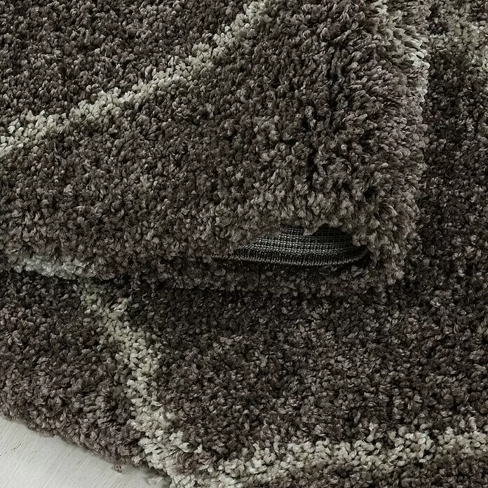 Hochflorteppich Alvor 3401Taupe, 230 x 160 cm, 100 % Polypropylen
