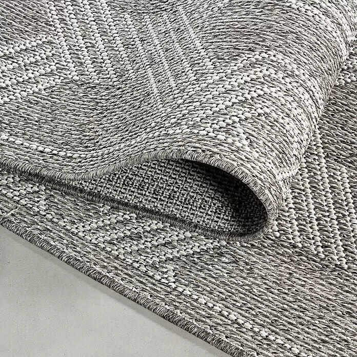 Outdoor-Teppich Aruba 4904 - Grau, 170 x 120 cm, 100% Polypropylen - Detailaufnahme