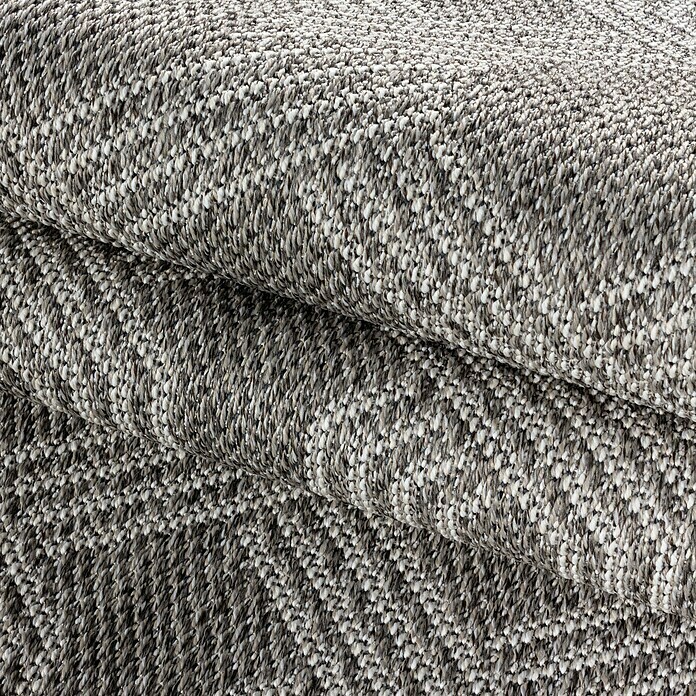 Flachgewebeteppich Aruba 4904Grau, 170 x 120 cm, 100% Polypropylen Detail Shot