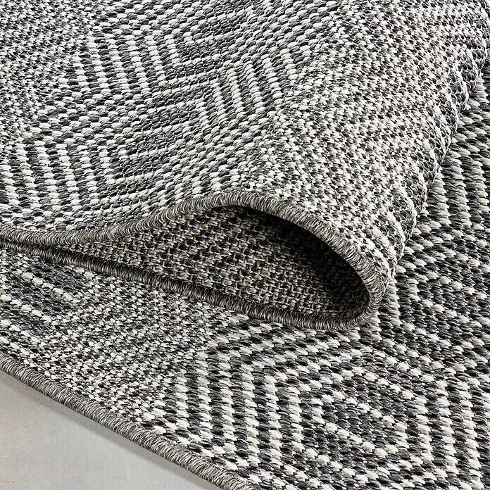 Outdoor-Teppich Aruba 4903 - Grau, 150 x 80 cm, 100% Polypropylen - Detailaufnahme