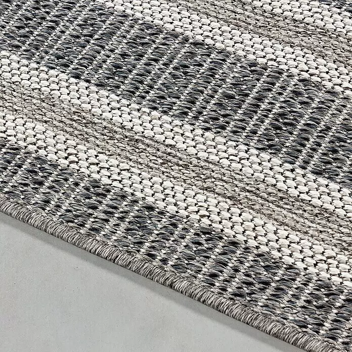 Outdoor-Teppich Aruba 4901 - Grau, 250 x 80 cm, 100% Polypropylen - Detailaufnahme