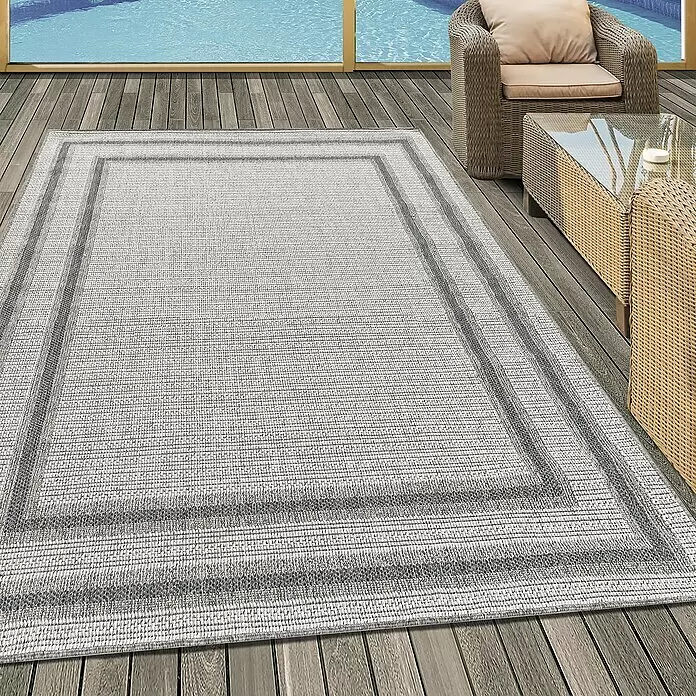 Outdoor-Teppich Aruba 4901 - Cream, 290 x 200 cm, 100% Polypropylen - Stimmungsaufnahme
