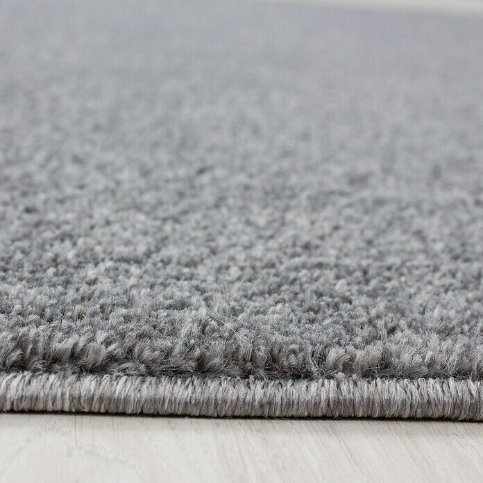 Kurzflorteppich Ata 7000Light Grey, Durchmesser: 120 cm, 100% Polypropylen Detail Shot