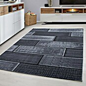 Kurzflorteppich Plus 8007 (Schwarz, 170 x 120 cm, 100 % Polypropylen) | BAUHAUS