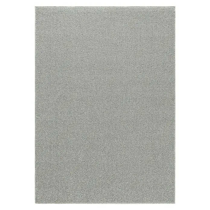 Kurzflorteppich Ata 7000 - Cream, 230 x 160 cm, 100 % Polypropylen - Quadratische graue Fliese mit dezenter Textur für moderne Innenräume. Ideal für Bad, Küche oder Wohnbereich.