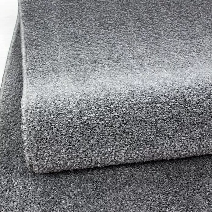 Kurzflorteppich Ata 7000Light Grey, 290 x 200 cm, 100 % Polypropylen