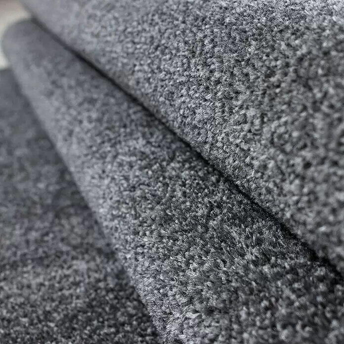 Kurzflorteppich Ata 7000 - Grau, 170 x 120 cm, 100 % Polypropylen - Detailaufnahme