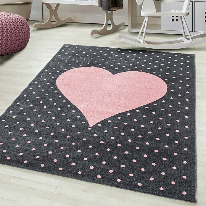 Kinderteppich Bambi 0830 (Pink, 290 x 200 cm, 100 % Polypropylen) | BAUHAUS