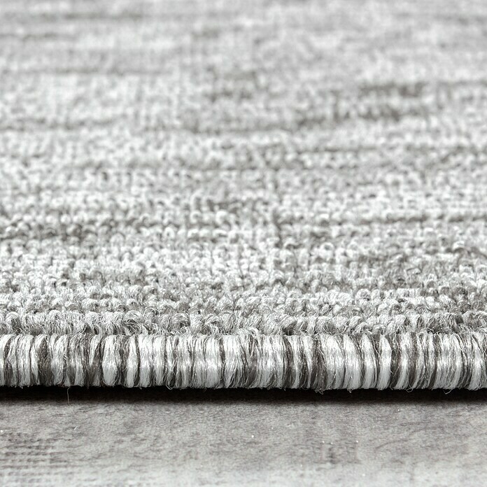 Flachgewebeteppich Nizza 1800Light Grey, 230 x 160 cm, 100% Polypropylen Detail Shot