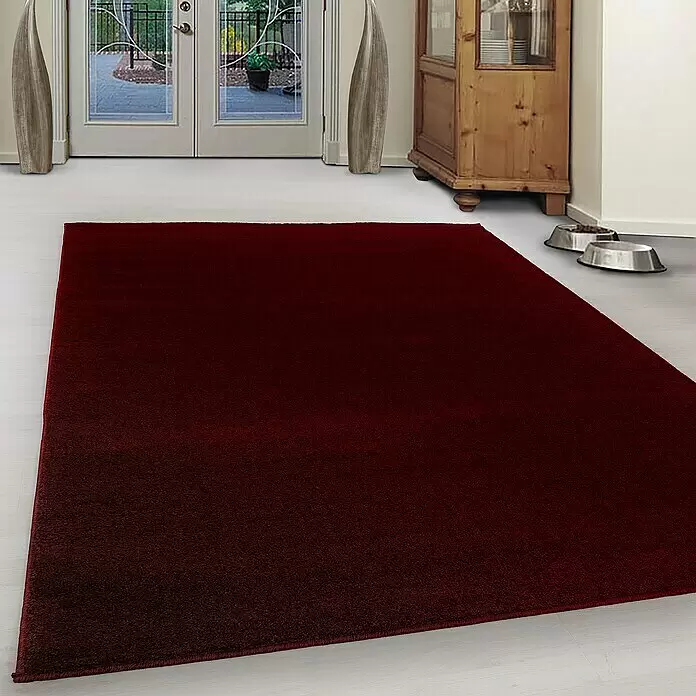 Kurzflorteppich Ata 7000Rot, 230 x 160 cm, 100% Polypropylen