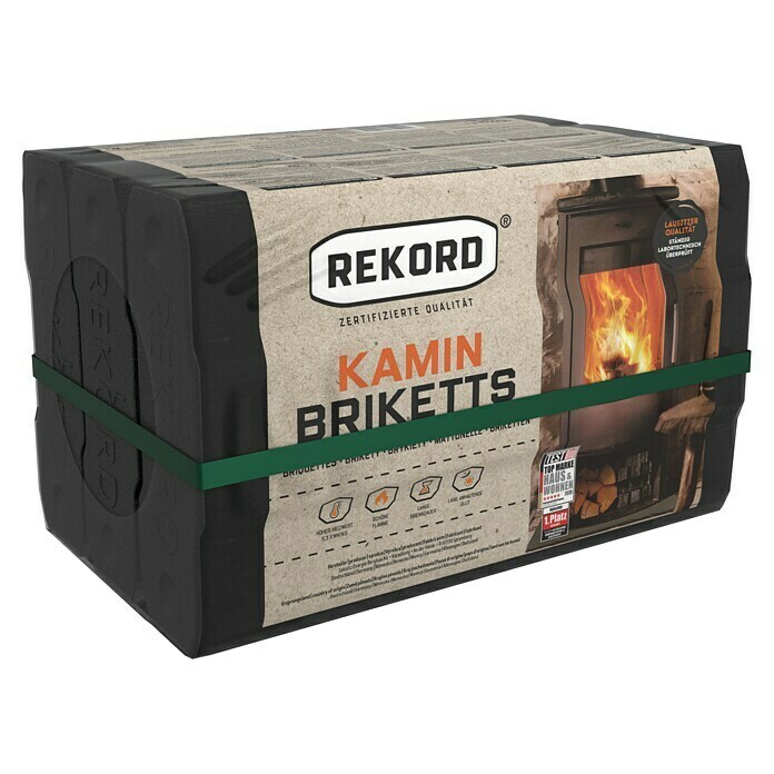 Briquettes de cheminée Rekord