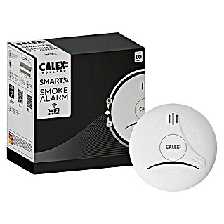 Calex Draadloze rookmelder Smart (Diameter: 110 mm, Alarmsignaal: 85 dB)