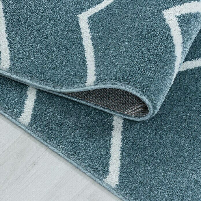 Hochflorteppich Rio 4602 (Blau, 250 x 80 cm, 100% Polypropylen) | BAUHAUS