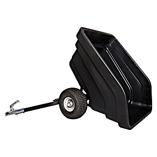 Rasentraktor-Anhänger Greenline (L x B x H: 167 x 77 x 91 cm, Fassungsvermögen: 300 l, Schwarz)