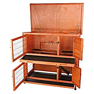 Kleintierstall (L x B x H: 116 x 65 x 111 cm)