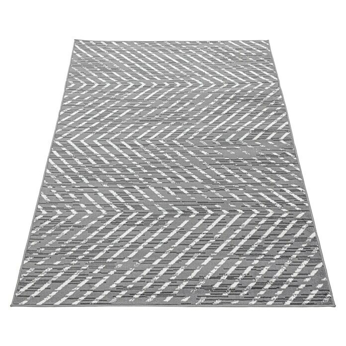 Kurzflorteppich Base 2810 (Grau, 170 x 120 cm, 100 % Polypropylen) | BAUHAUS