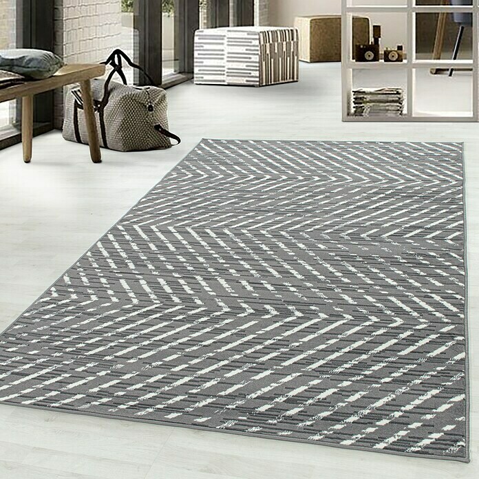 Kurzflorteppich Base 2810 (Grau, 170 x 120 cm, 100 % Polypropylen) | BAUHAUS