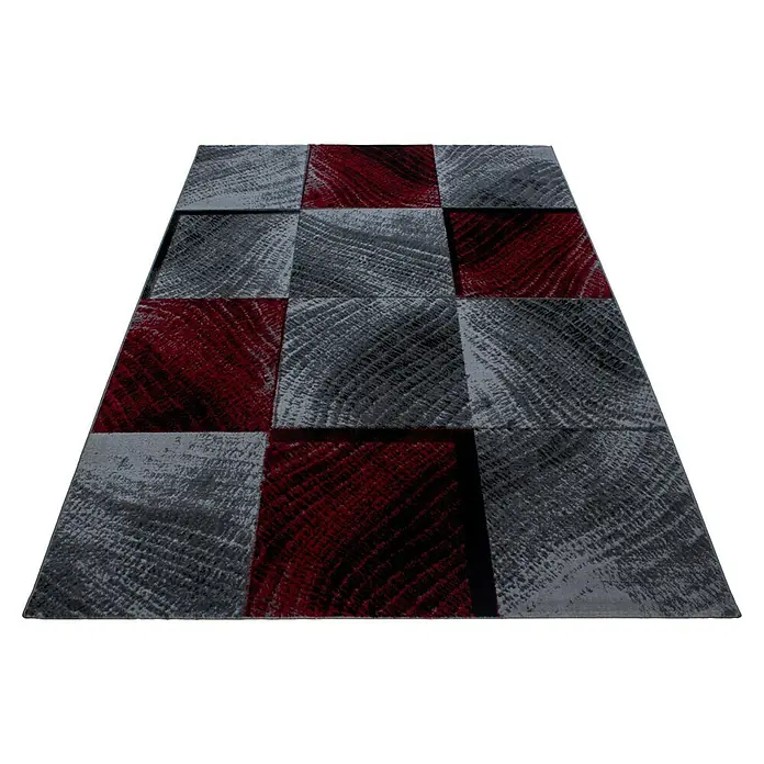 Kurzflorteppich Plus 8003Rot, 230 x 160 cm, 100% Polypropylen