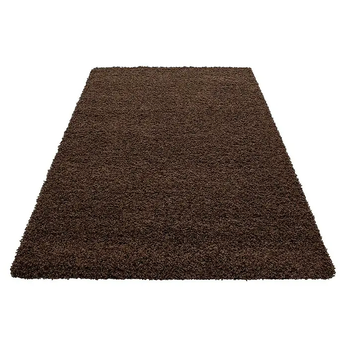Hochflorteppich Life 1500Braun, 150 x 80 cm, 100 % Polypropylen - Hochflor-Teppich in sattem Braun. Der Teppich verleiht jedem Raum Wärme und Komfort mit seiner weichen Textur und luxuriösen Optik.