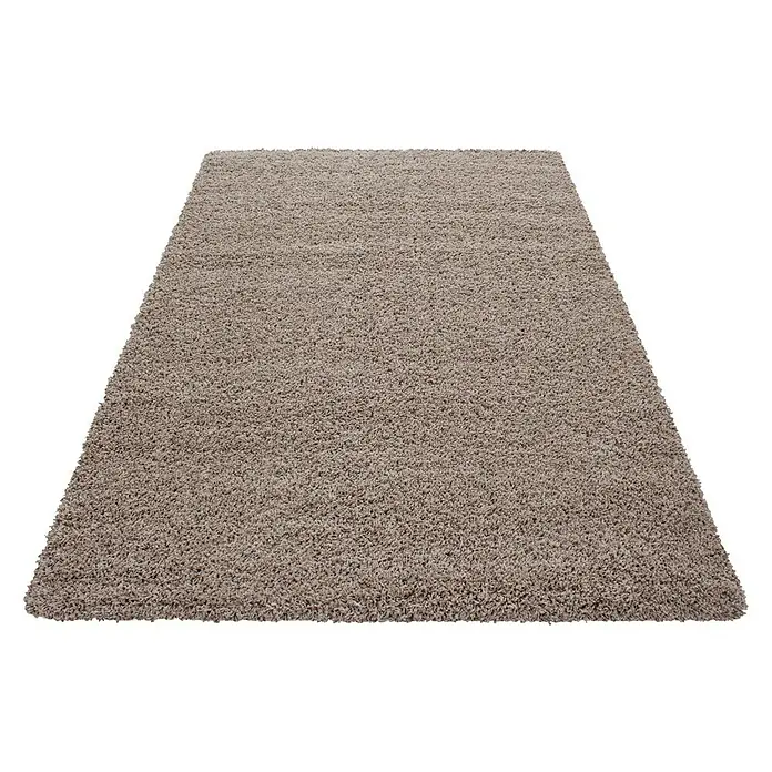 Hochflorteppich Life 1500 - Beige, 340 x 240 cm, 100% Polypropylen - Dieser Teppich mit hochflorigem Design in neutraler Farbe bietet Komfort und Wärme für jeden Raum. Der weiche Teppich ist eine stilvolle Ergänzung.