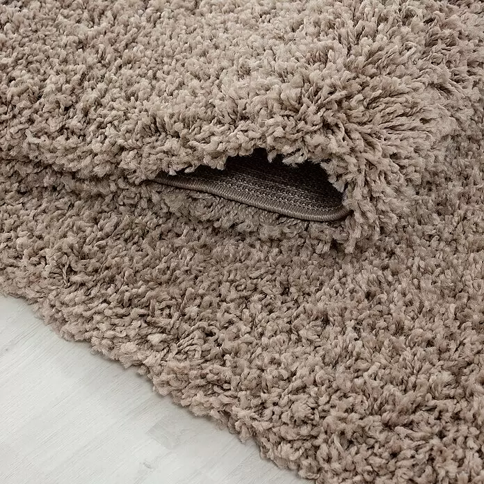 Hochflorteppich Life 1500Beige, Durchmesser: 200 cm, 100% Polypropylen
