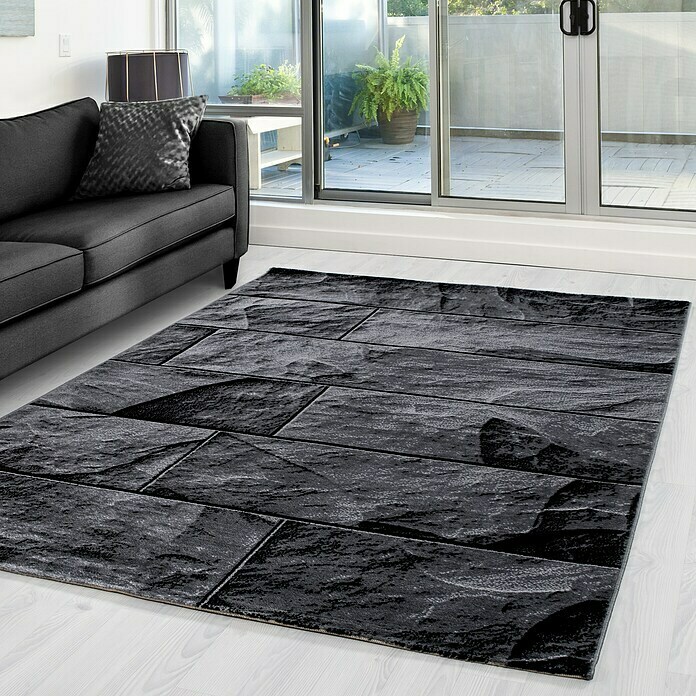 Kurzflorteppich Parma 9250 (Schwarz, 260 x 160 cm, 100% Polypropylen) | BAUHAUS