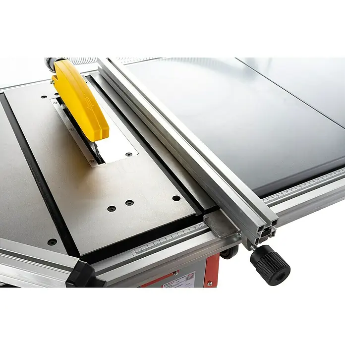 Holzmann Tischkreissäge TS200 - 1.500 W, Durchmesser Sägeblatt: 200 mm, Schnitttiefe bei 90 °: 60 mm - Tischkreissäge mit gelbem Sägeblattschutz und präzisem Parallelanschlag für exakte Schnitte in Holz und anderen Materialien.