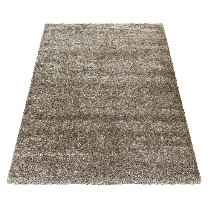 Hochflorteppich Brilliant 4200Taupe, 110 x 60 cm, 100% Polyester