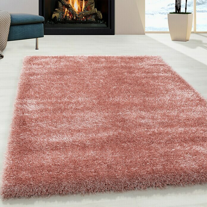 Hochflorteppich Brilliant 4200 (Rose, 250 x 80 cm, 100% Polyester) | BAUHAUS