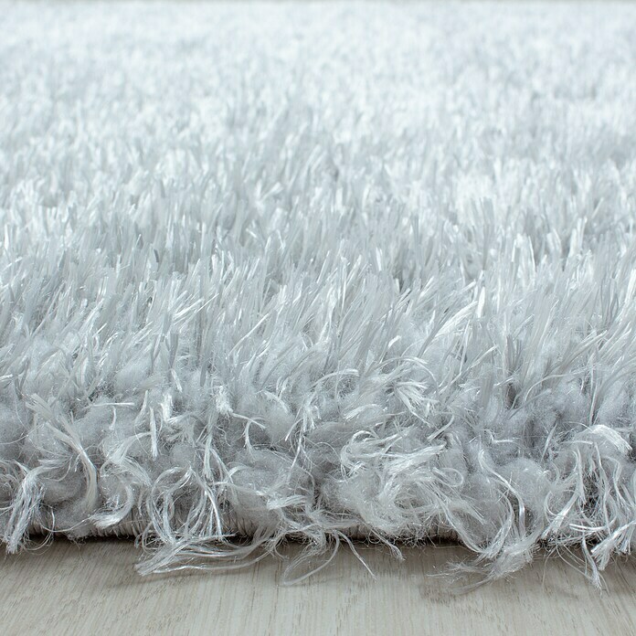 Hochflorteppich Brilliant 4200 (Silber, Durchmesser: 160 cm, 100% Polyester) | BAUHAUS