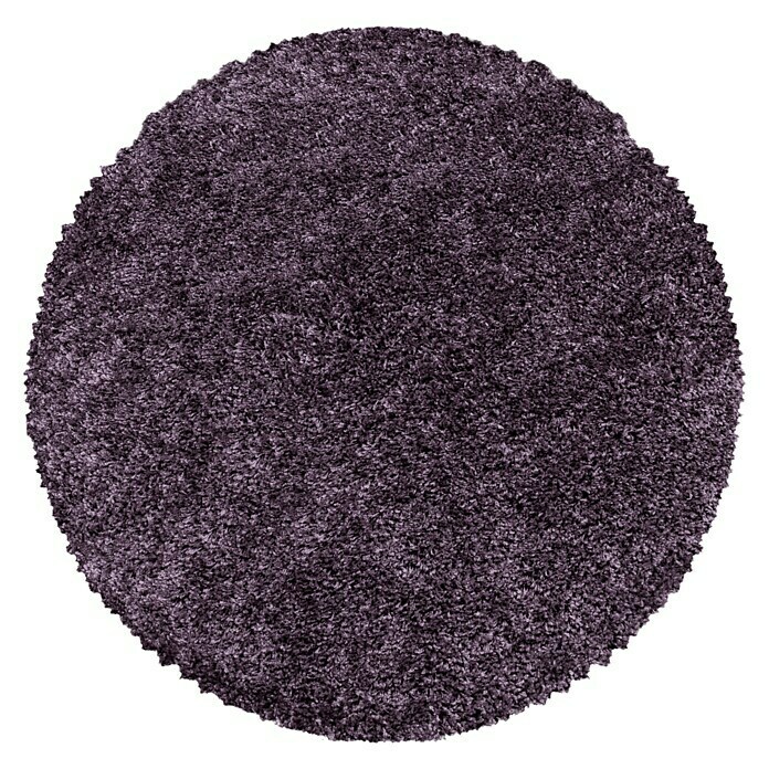 Hochflorteppich Sydney 3000 (Violett, Durchmesser: 80 cm, 100% Polypropylen) | BAUHAUS