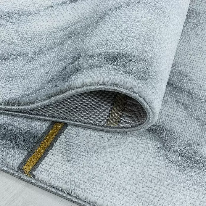 Kurzflorteppich Naxos 3816 - Gold, 200 x 140 cm, 80% Polypropylen, 20% Polyester - Detailaufnahme