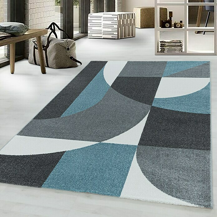 Kurzflorteppich Efor 3711 (Blau, 150 x 80 cm, 100% Polypropylen) | BAUHAUS