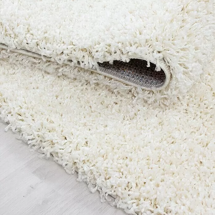 Hochflorteppich Life 1500 - Cream, Durchmesser: 80 cm, 100 % Polypropylen - Detailaufnahme