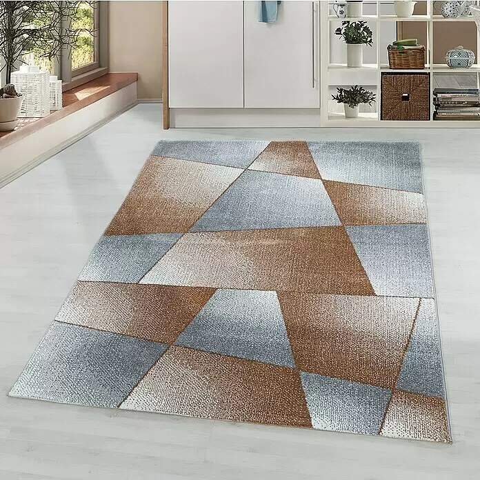 Hochflorteppich Rio 4603 - Kupfer, 170 x 120 cm, 100% Polypropylen - Stimmungsaufnahme