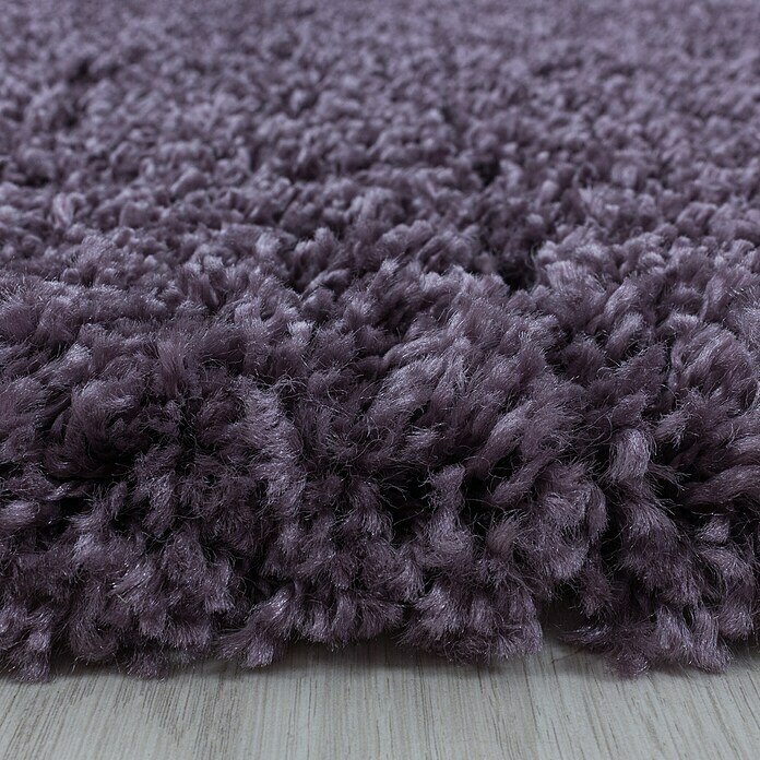 Hochflorteppich Sydney 3000 (Violett, Durchmesser: 160 cm, 100% Polypropylen) | BAUHAUS