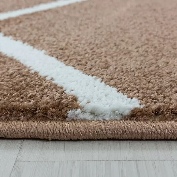 Hochflorteppich Rio 4602 - Kupfer, 200 x 140 cm, 100% Polypropylen - Detailaufnahme