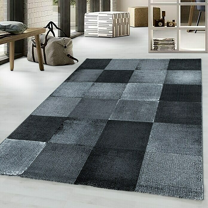 Kurzflorteppich Costa 3526 (Schwarz, 150 x 80 cm, 100 % Polypropylen) | BAUHAUS