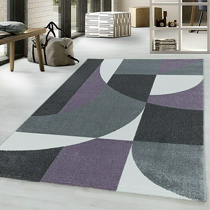 Kurzflorteppich Efor 3711 (Violett, 150 x 80 cm, 100% Polypropylen) | BAUHAUS