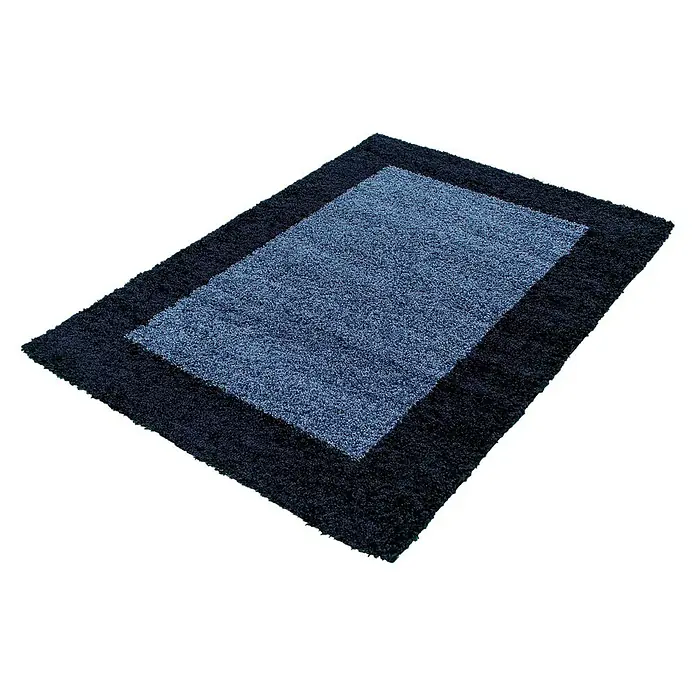 Hochflorteppich Life 1503Navy, 200 x 100 cm, 100% Polypropylen