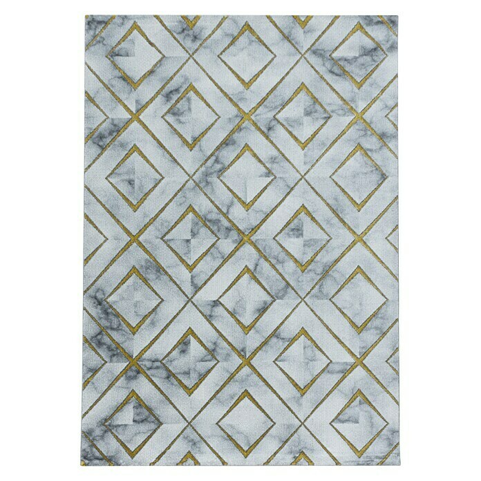 Kurzflorteppich Naxos 3811 (Gold, 200 x 140 cm, 80% Polypropylen, 20% Polyester) | BAUHAUS