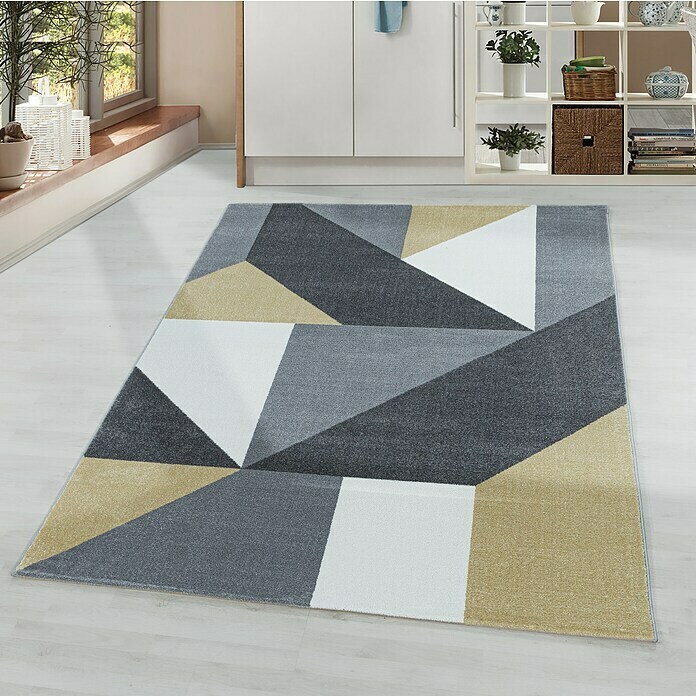 Kurzflorteppich Ottawa 4205 (Gelb, 150 x 80 cm, 100% Polypropylen) | BAUHAUS