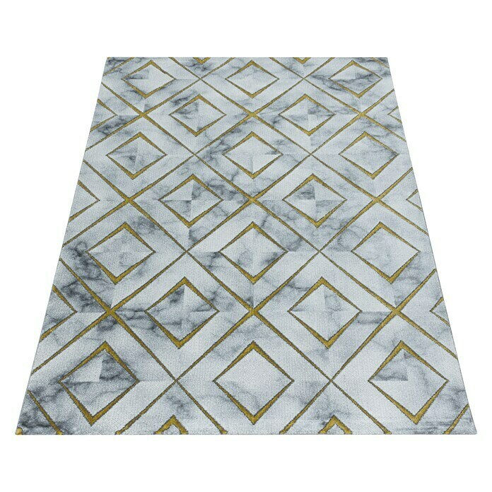 Kurzflorteppich Naxos 3811 (Gold, 200 x 140 cm, 80% Polypropylen, 20% Polyester) | BAUHAUS