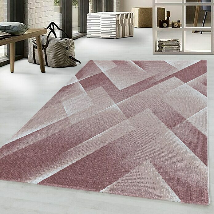 Kurzflorteppich Costa 3522 (Pink, 200 x 140 cm, 100 % Polypropylen) | BAUHAUS