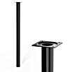 Walteco Möbelfuß (Ø x H: 3 x 50 cm, Stahl, Schwarz) | BAUHAUS