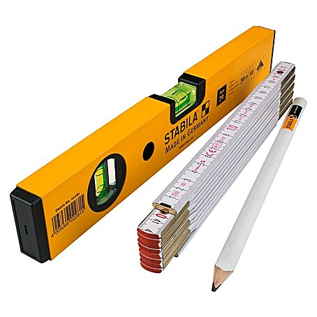 Stabila Wasserwaagen-Set (3 -tlg., Länge: 30 cm)