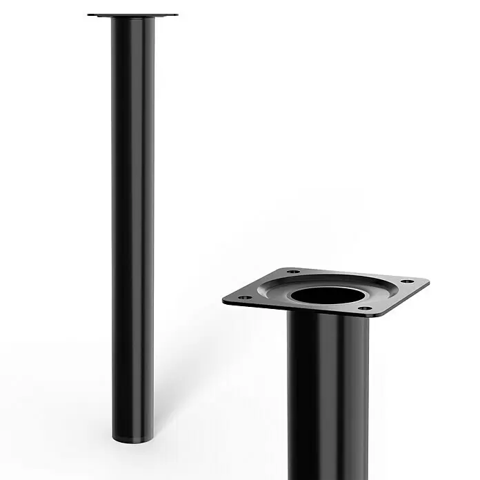 Walteco Möbelfuß - Ø x H: 3 x 20 cm, Stahl, Schwarz - Detailaufnahme